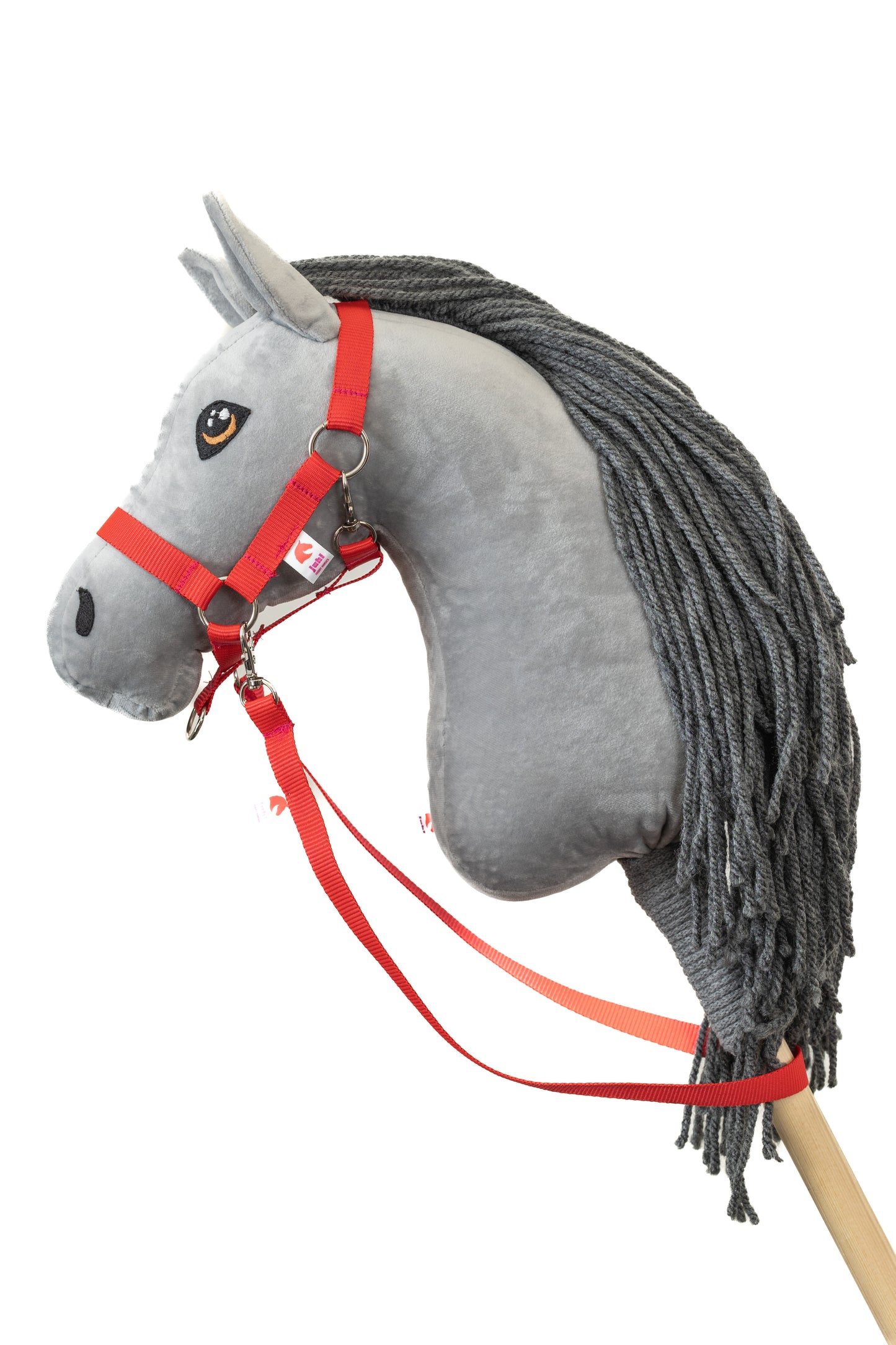 Halfter mit Zügel - Rot - Pferd Groß
