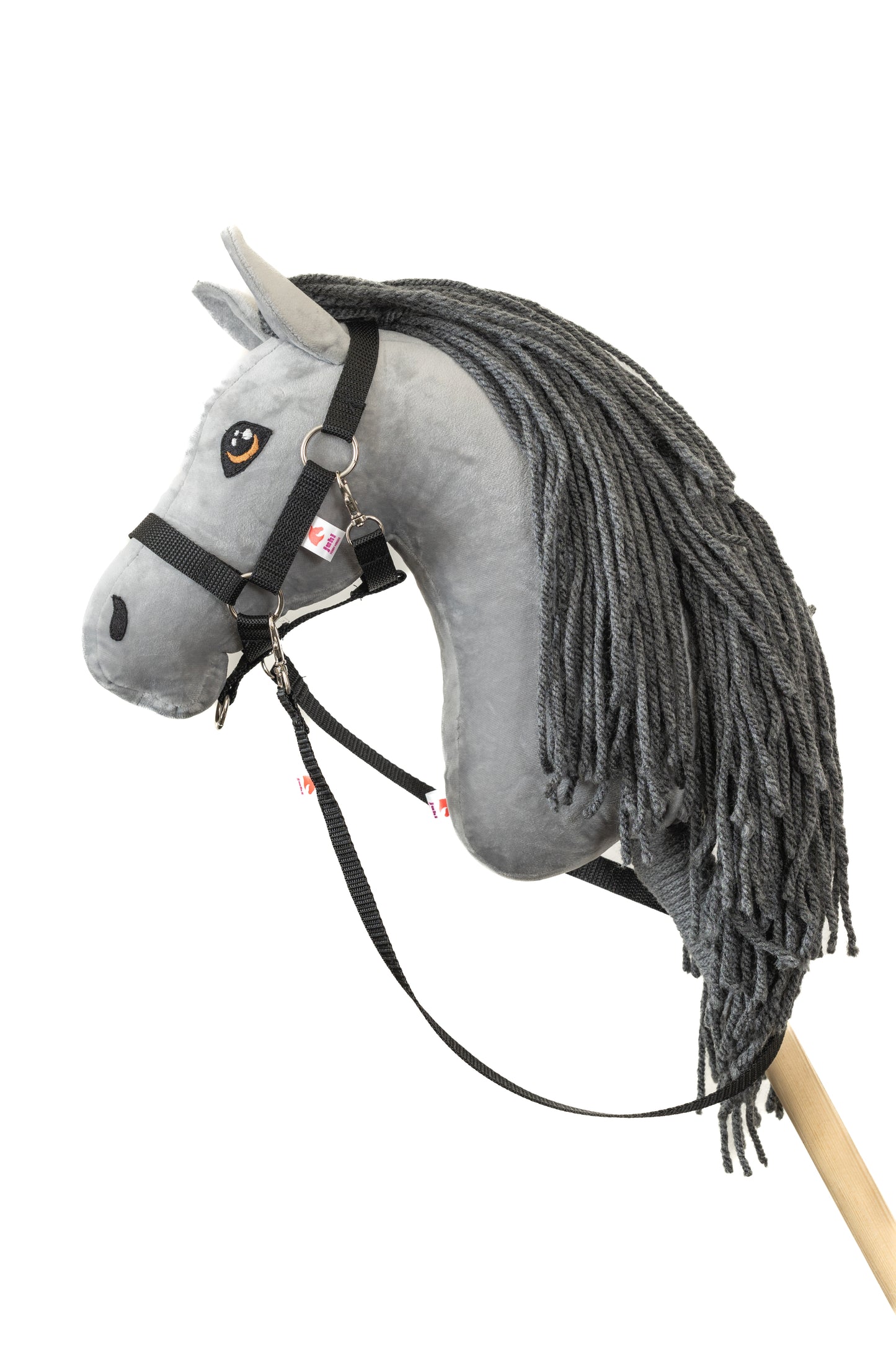 Halfter mit Zügel - Schwarz - Pferd Groß