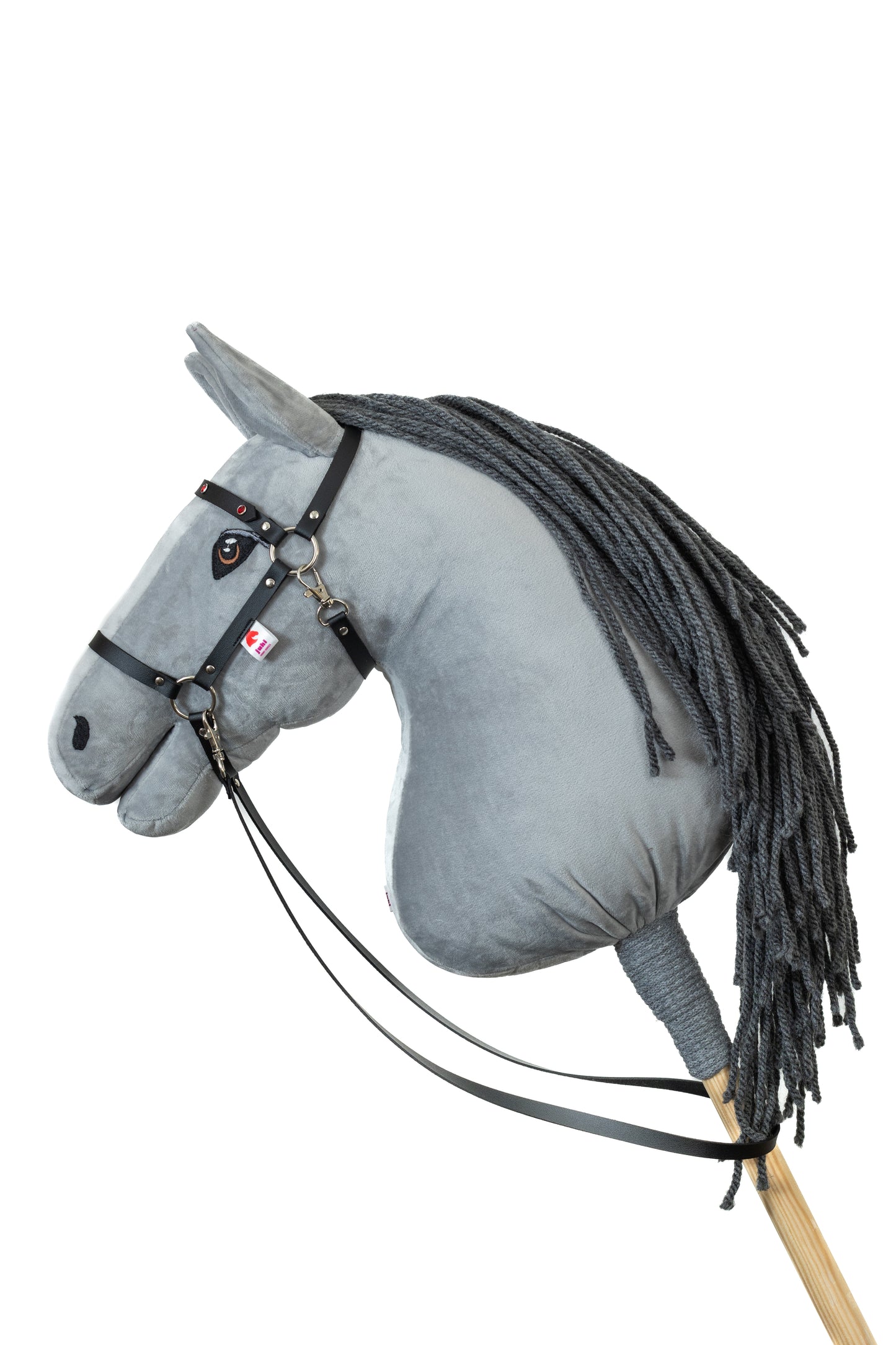 Halfter Kristall - Schwarz - Silber - Pferd Groß