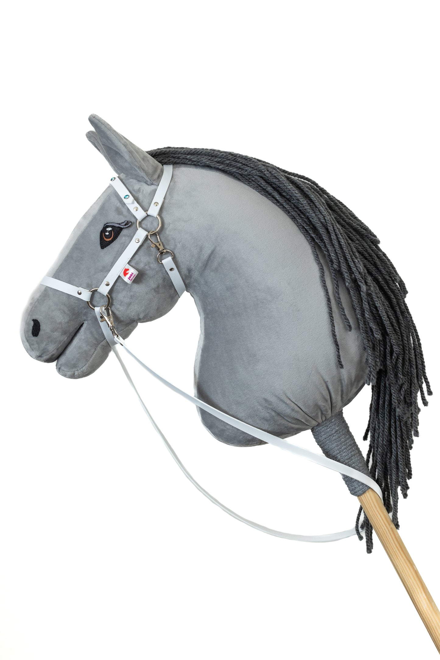 Halfter Kristall - Weiss - Silber - Fohlen