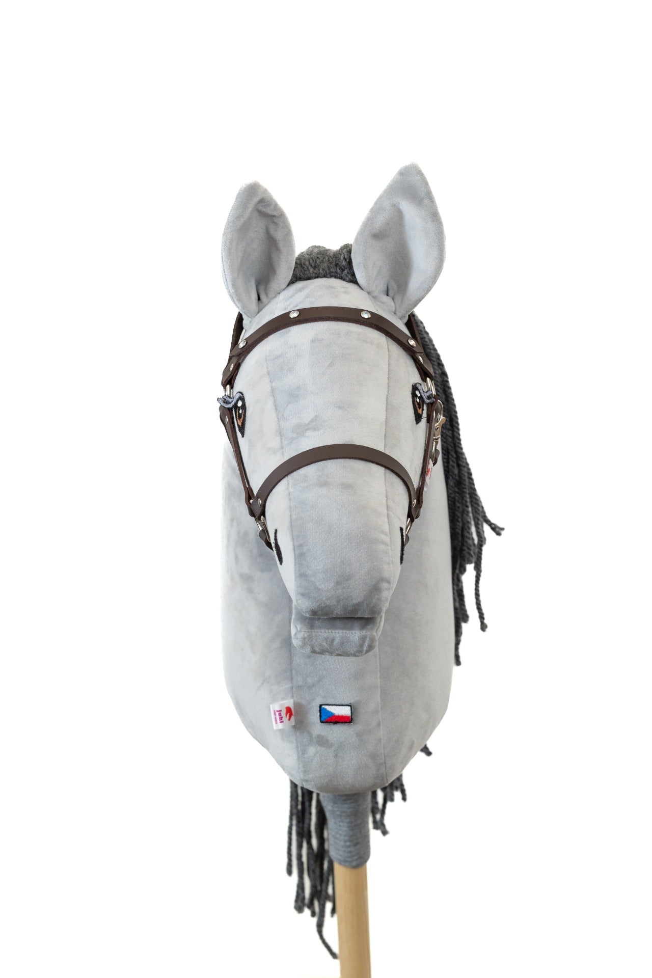 Halfter Kristall - Braun - Silber - Pferd Groß