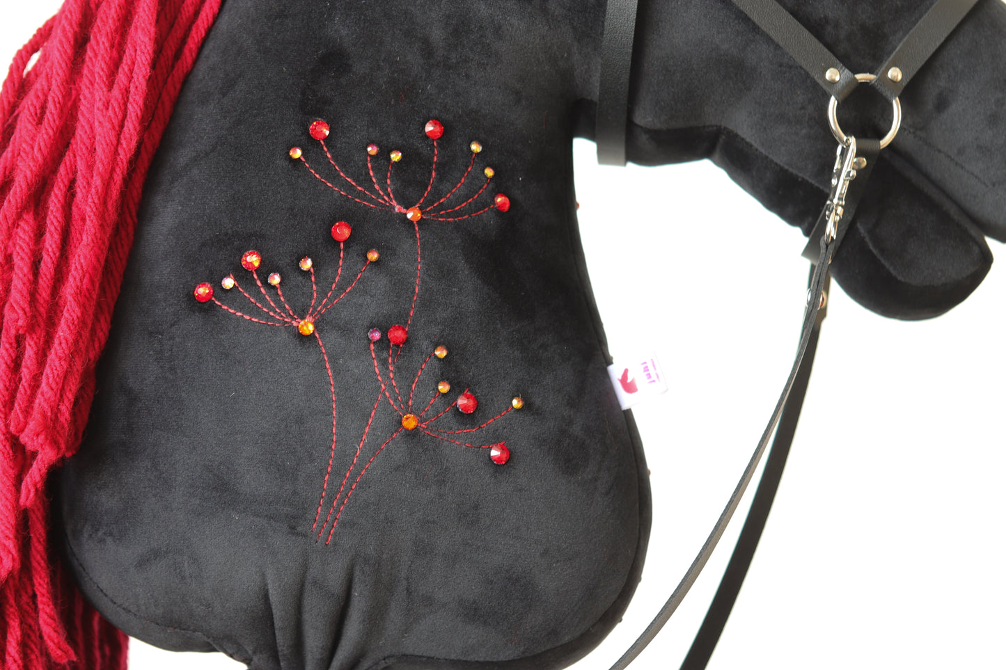 Black Red mit Swarovski-Steinen