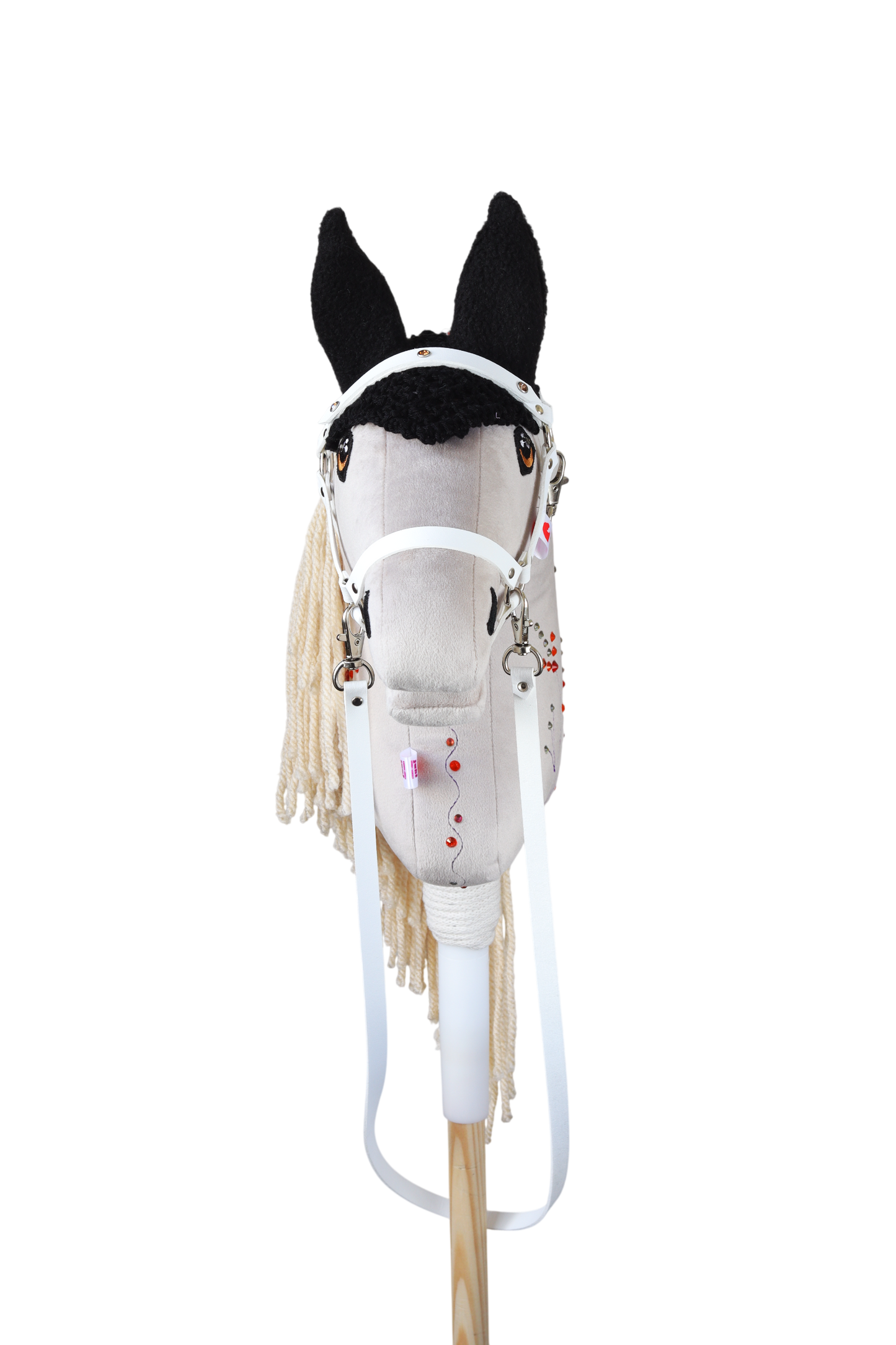 Gehäkelte Fliegenhaube - Schwarz - Sportpony