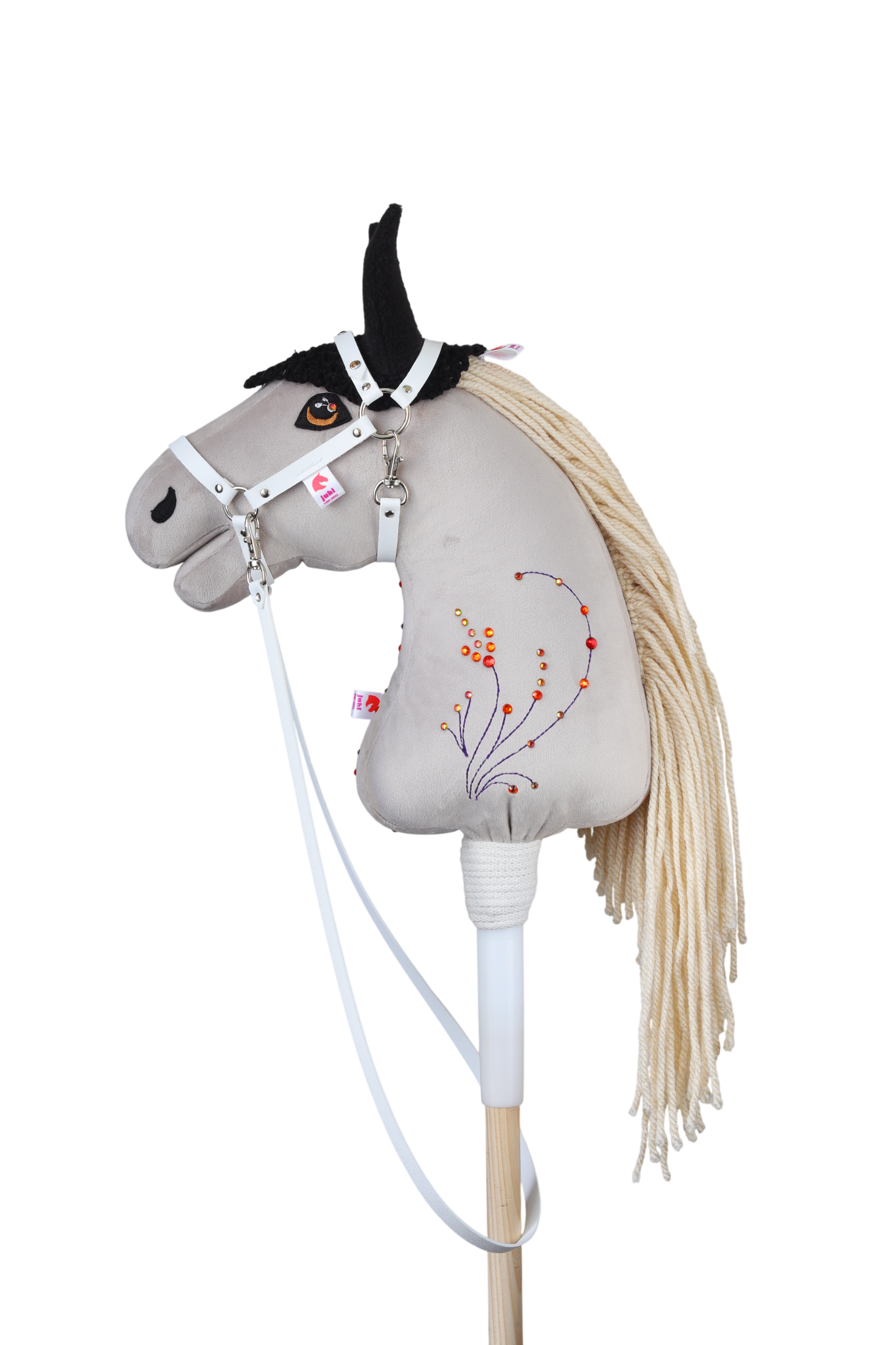Gehäkelte Fliegenhaube - Schwarz - Sportpony