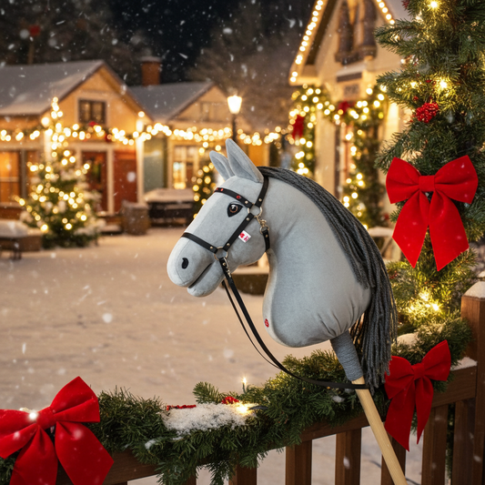 Halfter Kristall - Schwarz - Silber - Fohlen