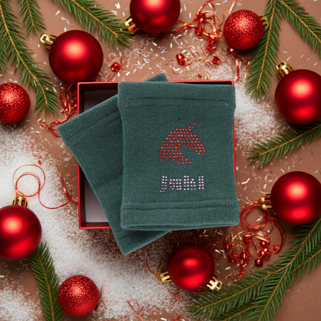 Schweißband für Hobbyhorsing dunkelgrün