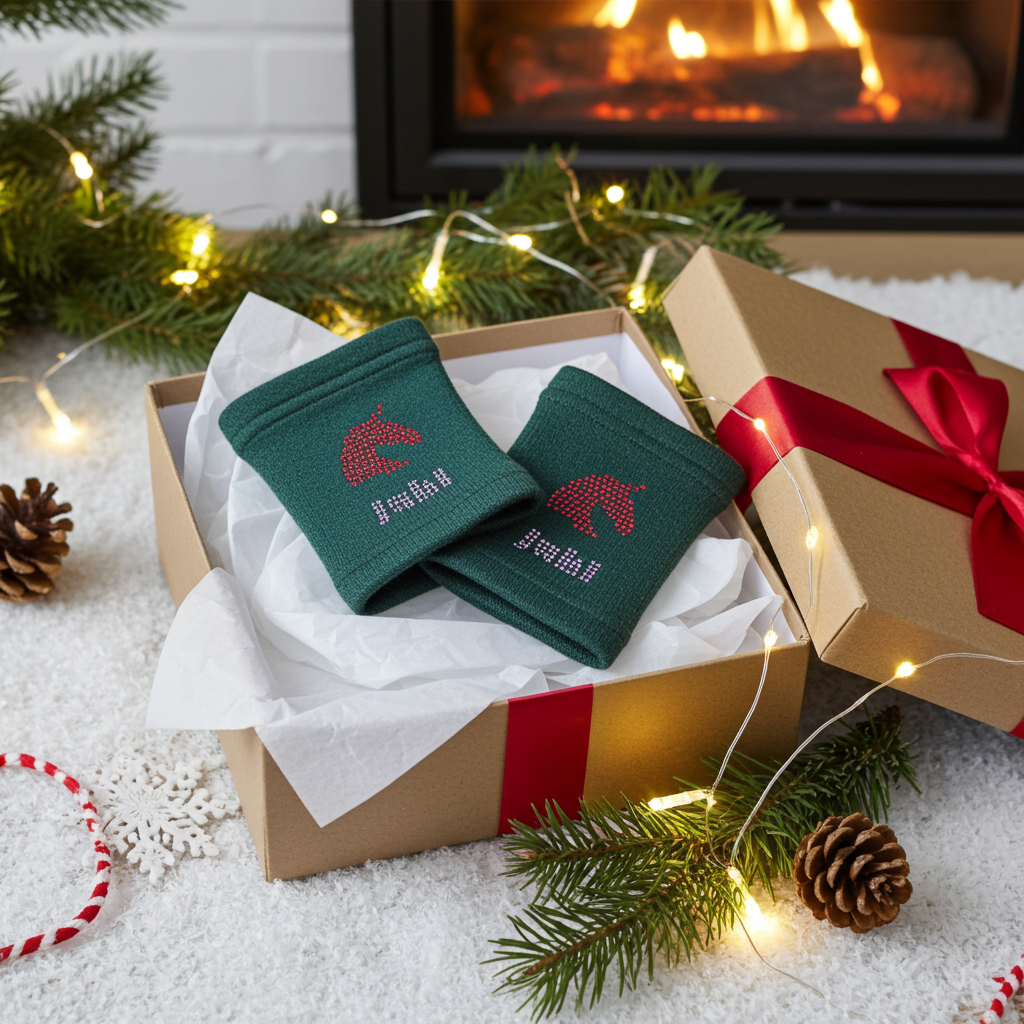 Schweißband für Hobbyhorsing dunkelgrün