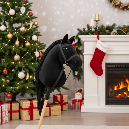 Black Moon - schwarze Mähne - Pferd Groß