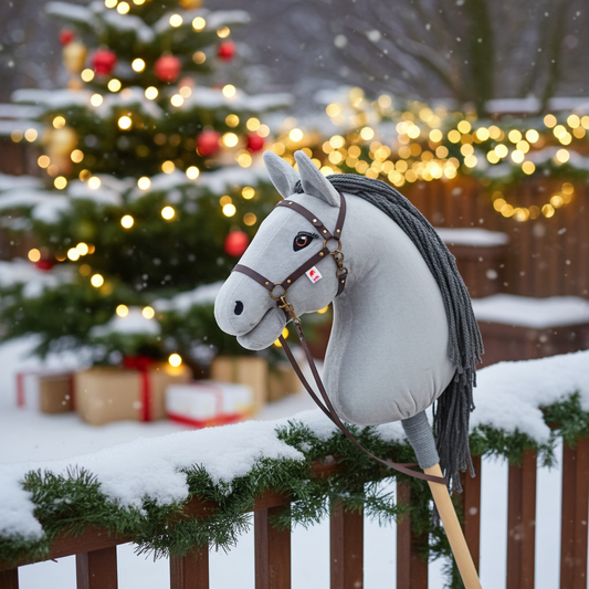 Halfter Kristall - Braun - Messing - Fohlen