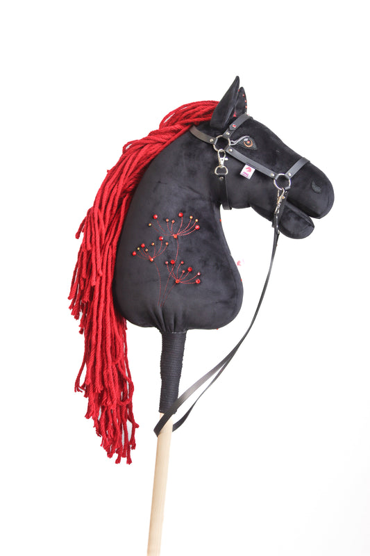 Black Red mit Swarovski-Steinen