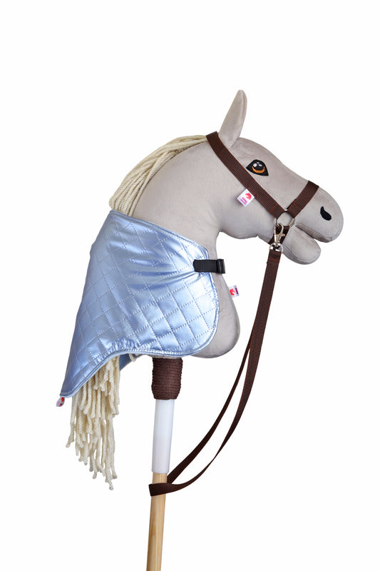 Glänzend blaue Decke für Hobby Horse – Fohlen