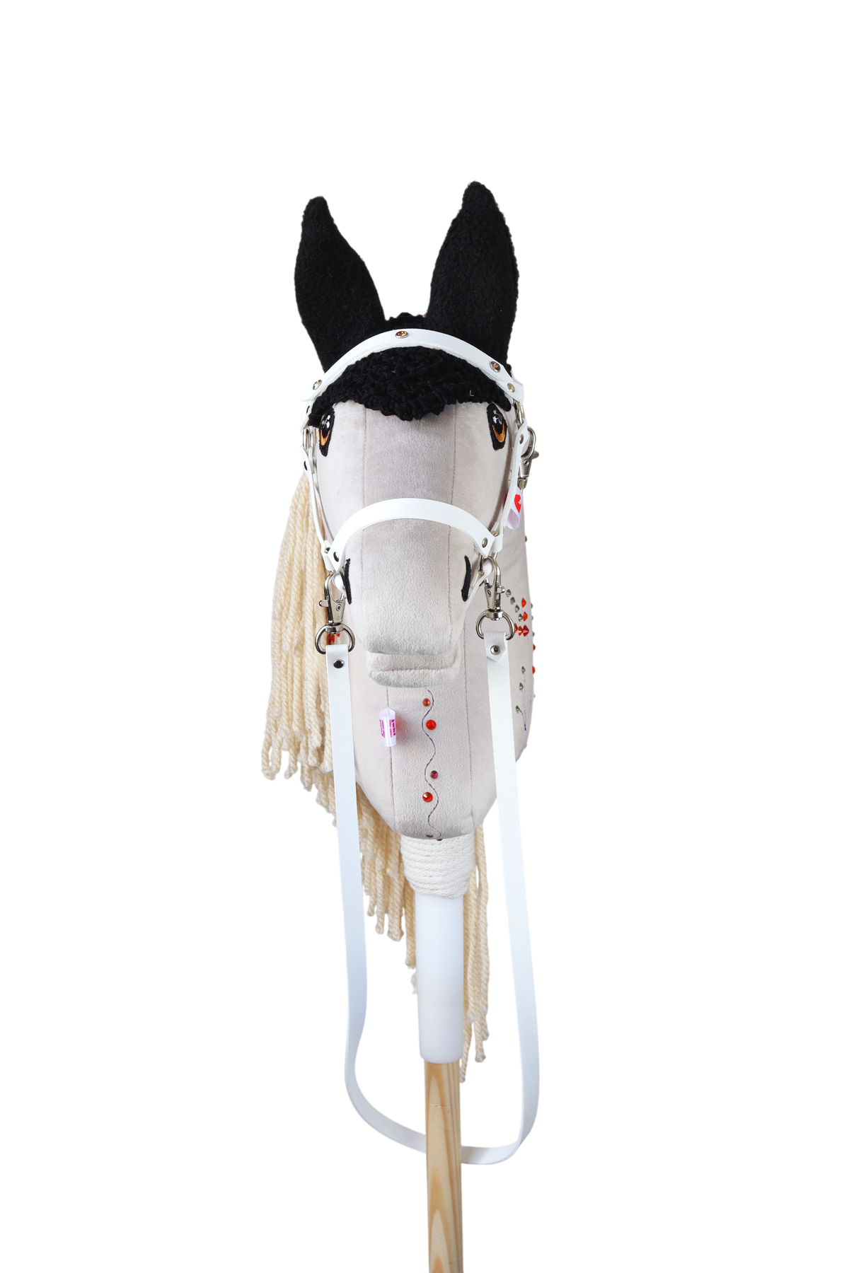 Gehäkelte Fliegenhaube - Schwarz - Sportpony