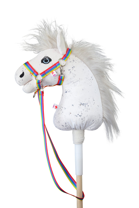 Halfter mit Zügel - Regenbogenfarben - Sportpony