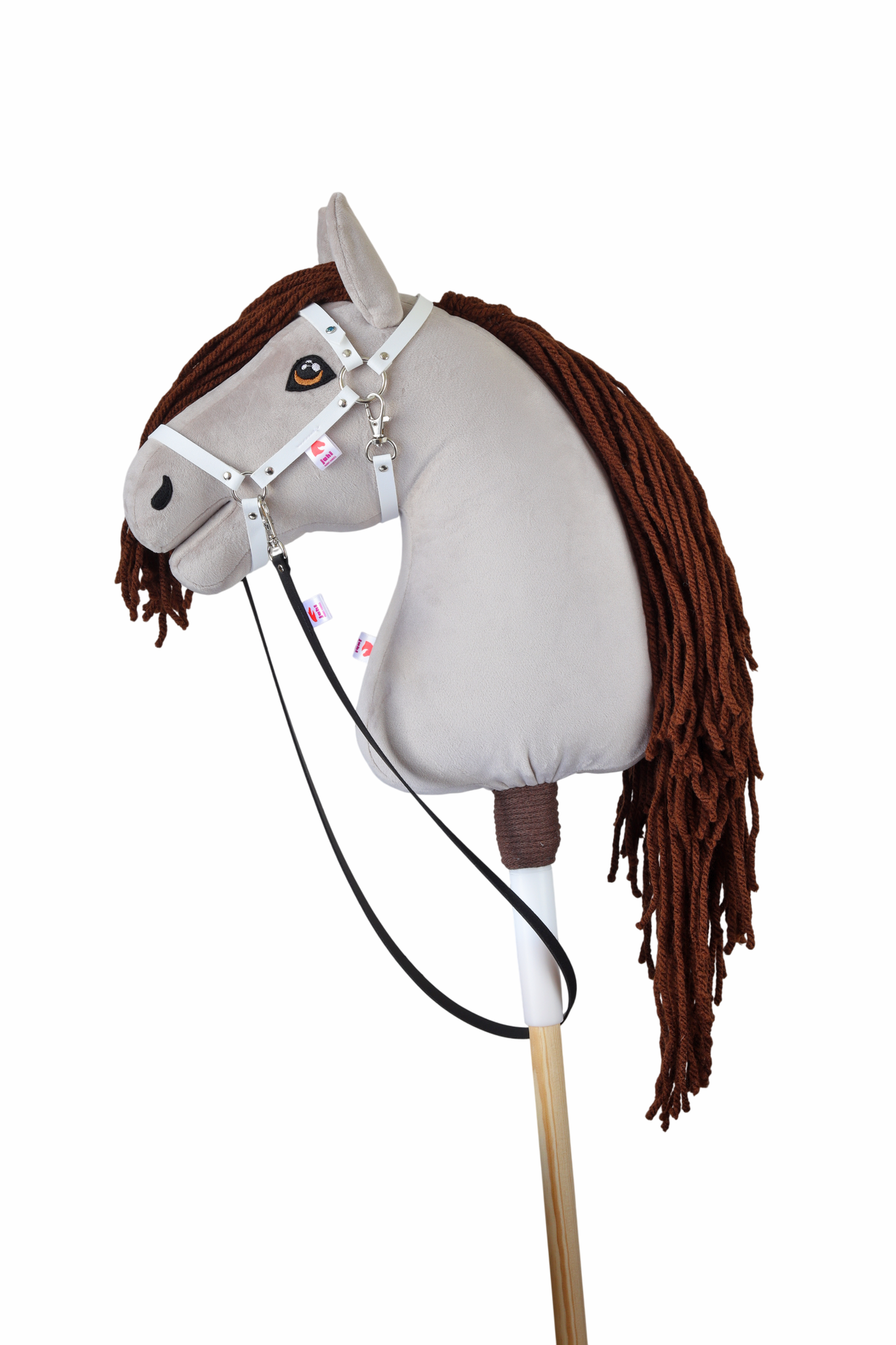Zügel - Eco-Leder (Schwarz) – Pferd Groß