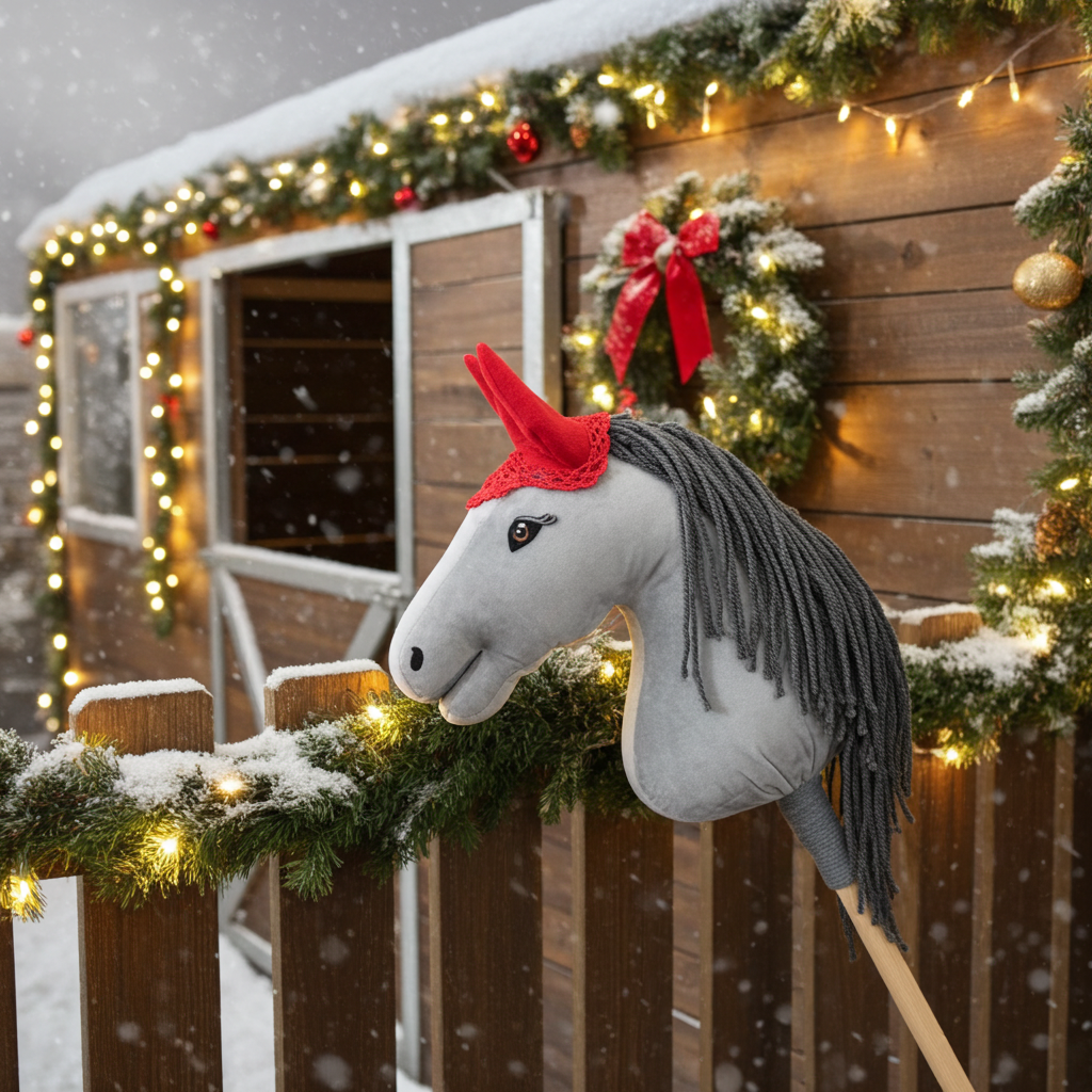 Gehäkelte Fliegenhaube - Rot - Fohlen