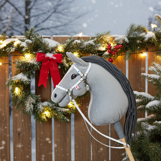 Halfter Kristall - Weiss – Messing - Fohlen