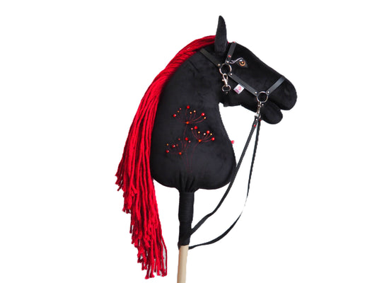 Black Red mit Swarovski-Steinen