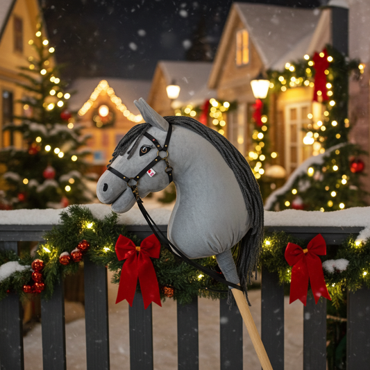 Halfter Kristall - Schwarz - Messing - Fohlen