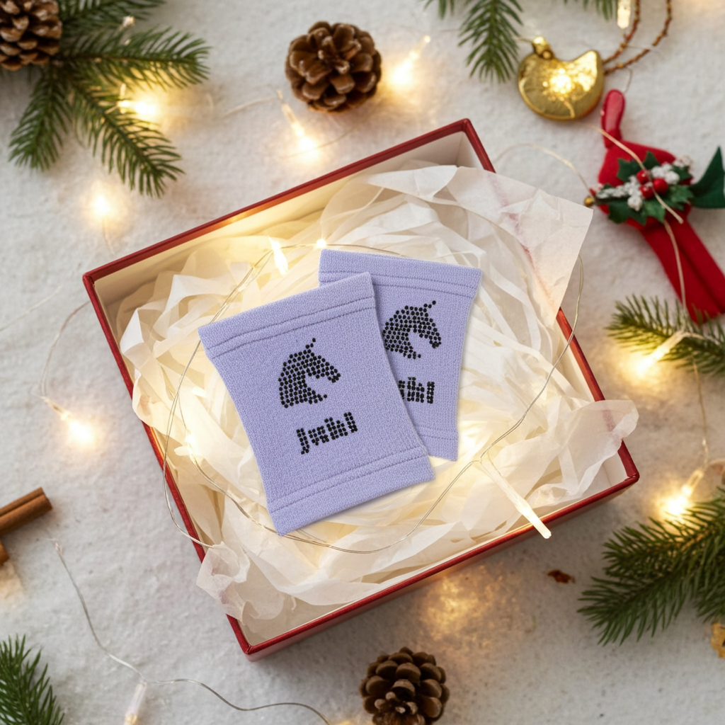 Schweißband für Hobbyhorsing helles Lila