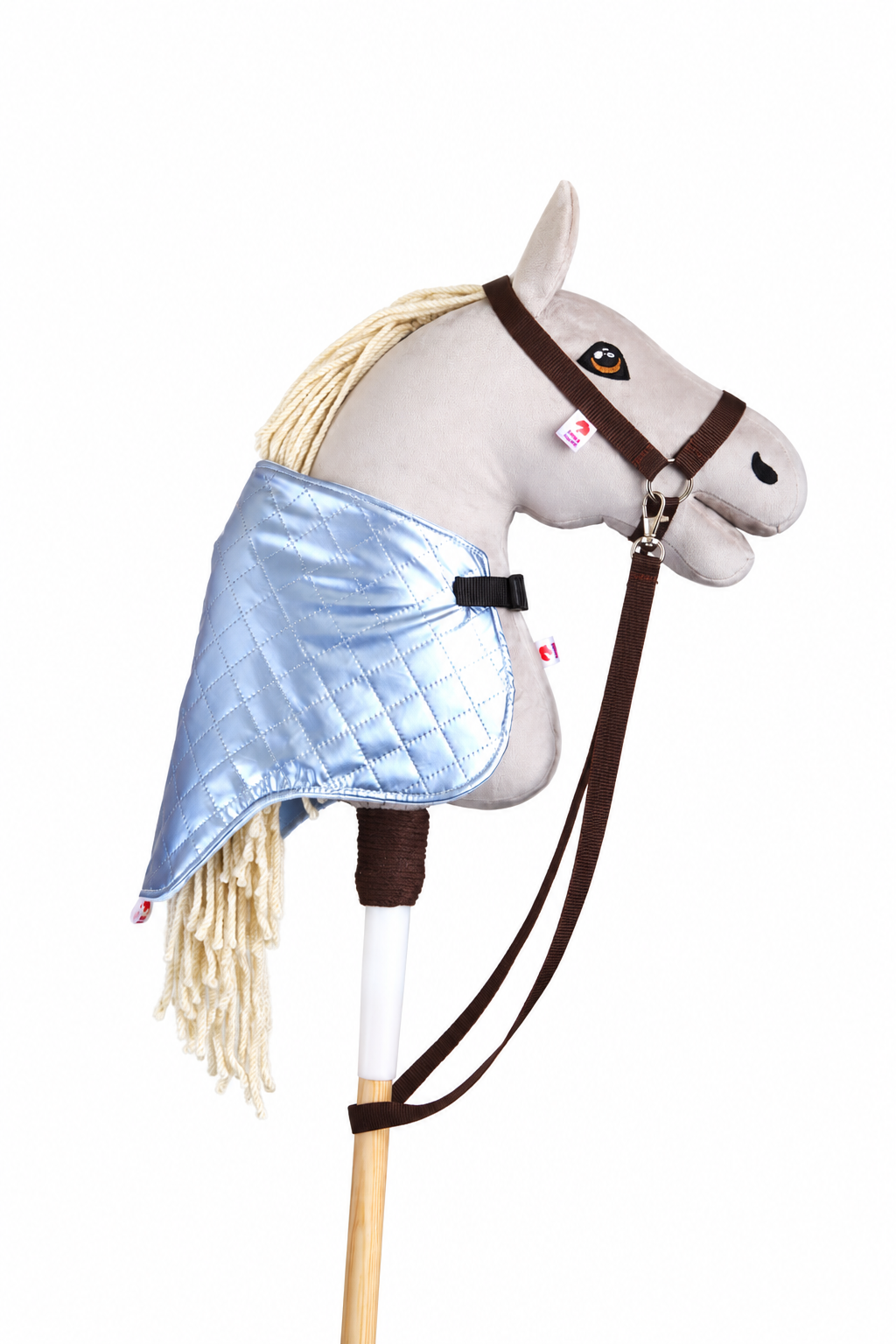 Glänzend blaue Decke für Hobby Horse – Fohlen