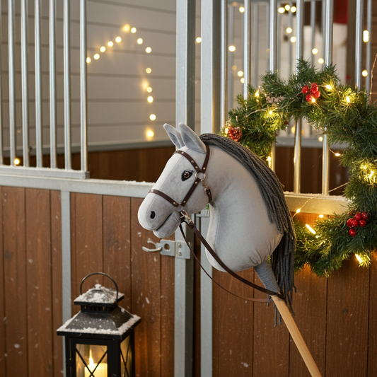 Halfter Kristall - Braun - Silber - Pferd Groß