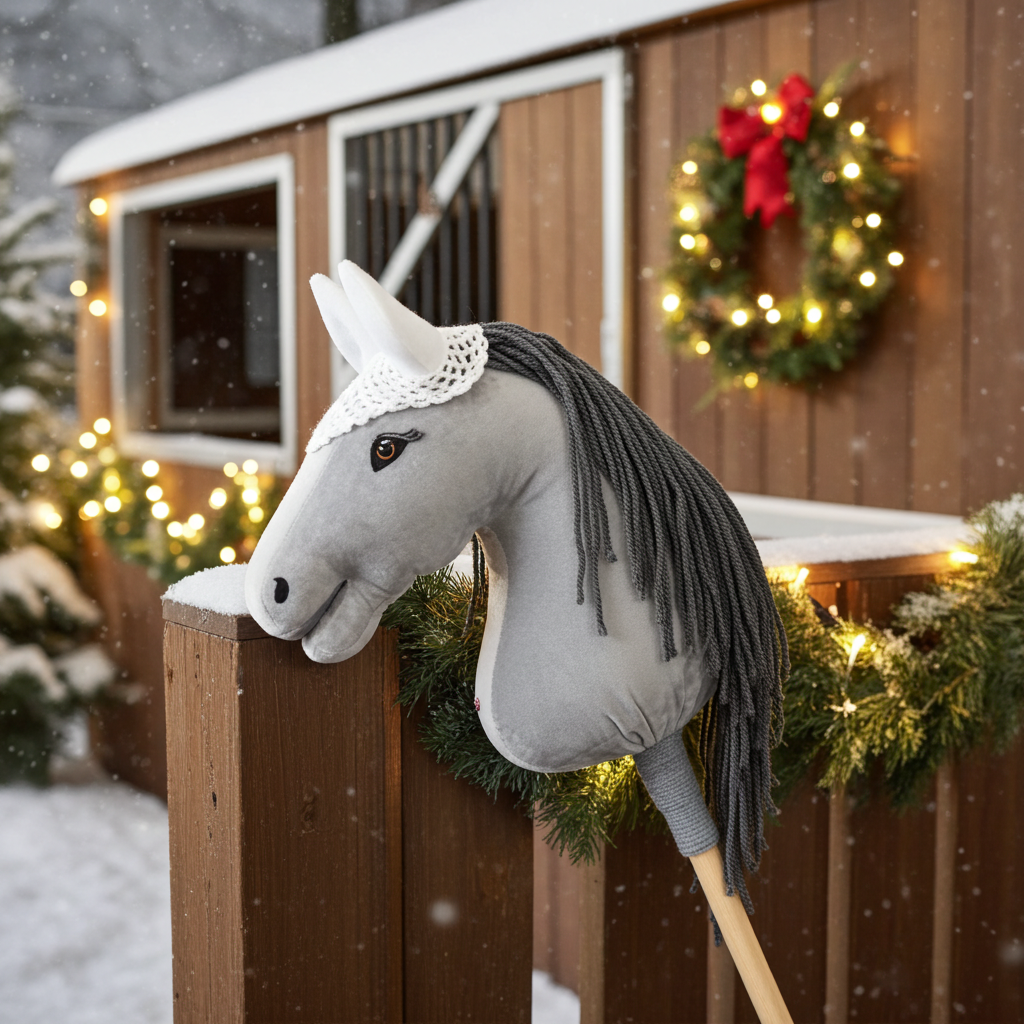 Gehäkelte Fliegenhaube - Weiß - Fohlen