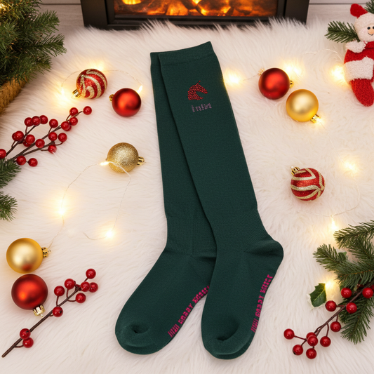 Kniestrümpfe für Hobbyhorsing dunkelgrün