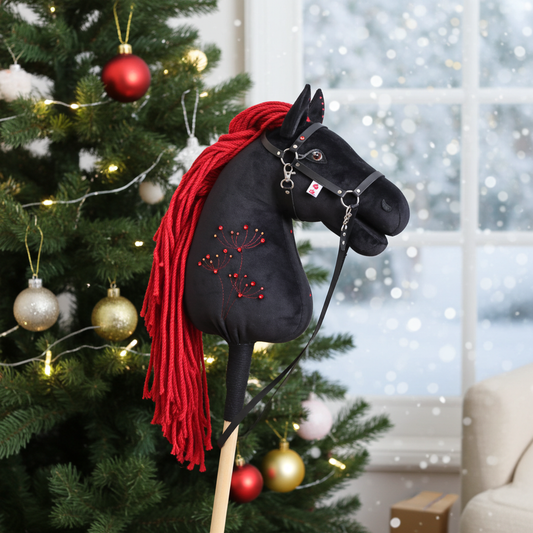 Black Red mit Swarovski-Steinen