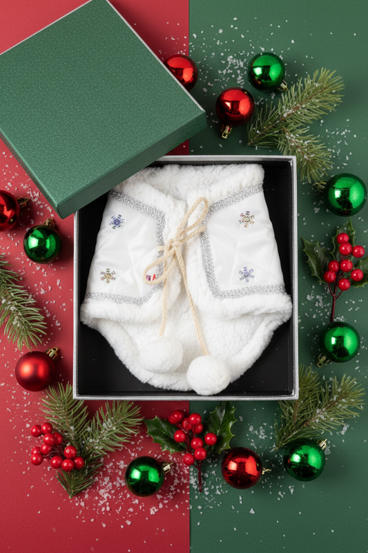 Wintersteppdecke weiße