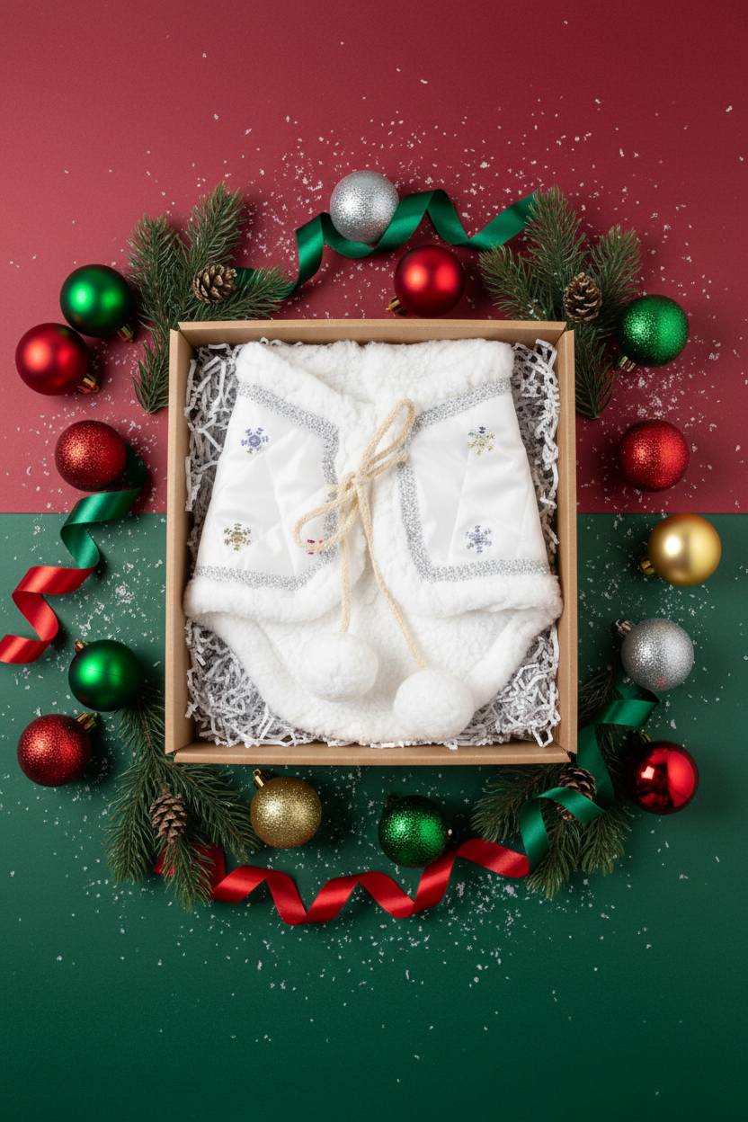 Wintersteppdecke weiße