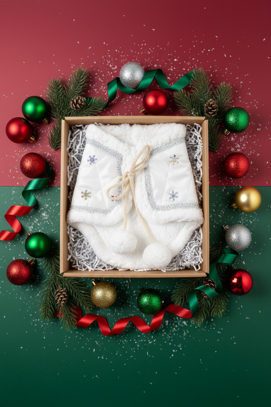 Wintersteppdecke weiße